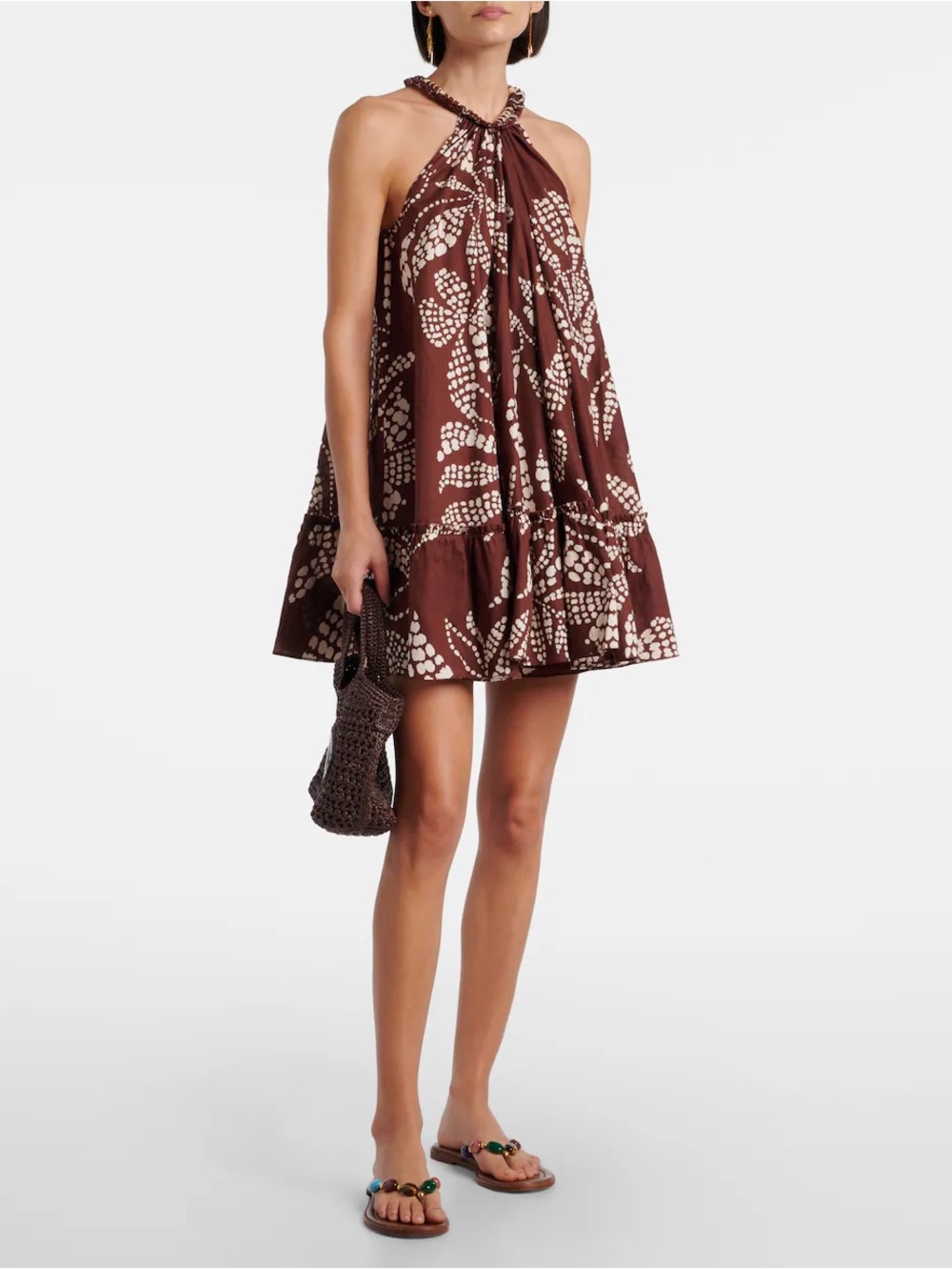 Poupette St Barth
Cleo printed cotton minidress
